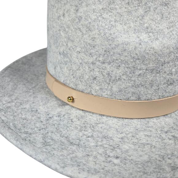 Lack of Color The Mack Womens Medium NEW Speckled Gray Soft Wool Tall Wide Brim main image 6